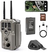 GardePro E8 2.0 Pro WiFi Trail Camera (Non-Cellular), Dual Antennas, Stable Connection, 4K Video,...