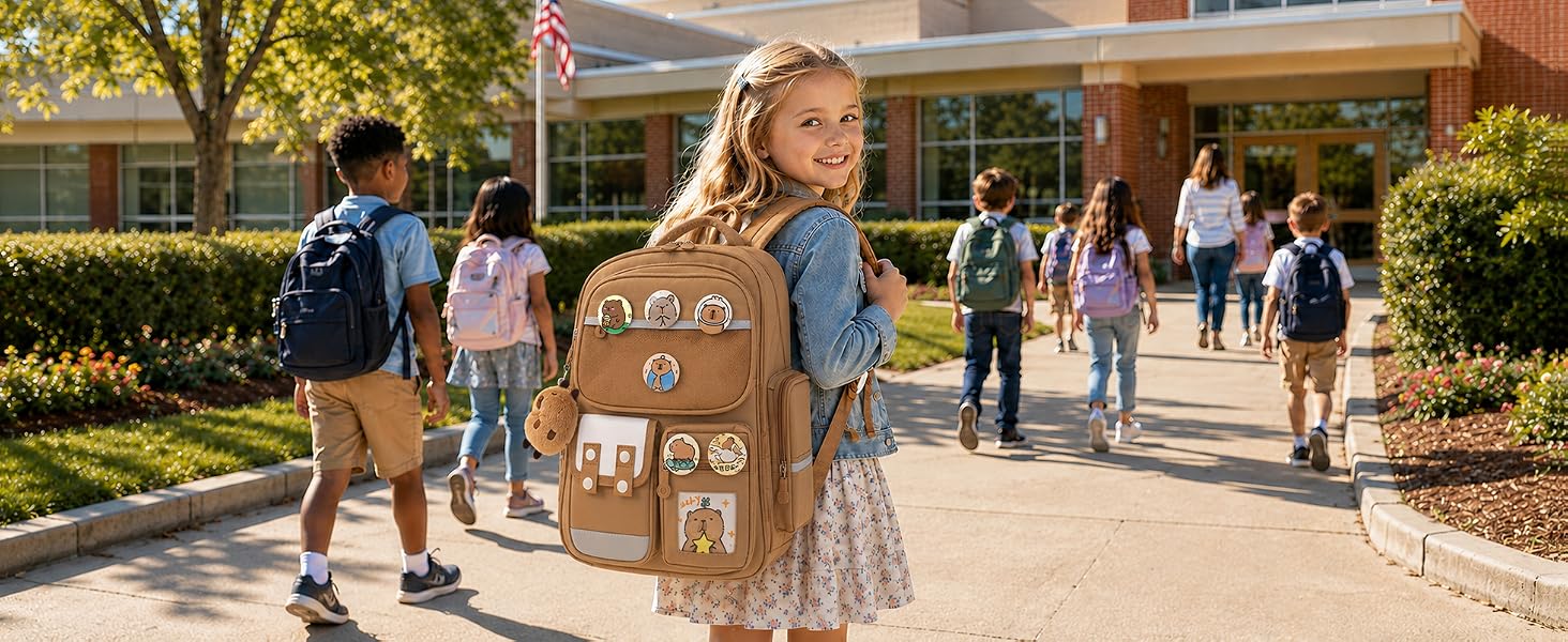 Cartoon Backpack for Girls