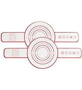 Silicone Baking Mat for Dutch Oven Bread Baking Mat With Extra Long Handles for Transferable Doug...