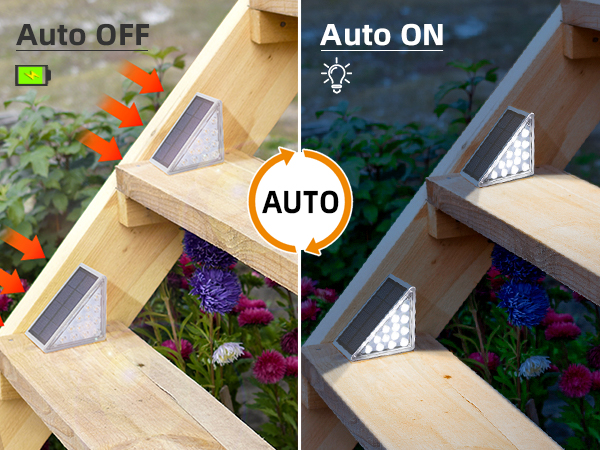 solar lights for steps