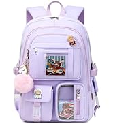 Laptop Backpacks 16 Inch School Bag College Backpack Large Travel Daypack Kawaii Bookbags for Tee...