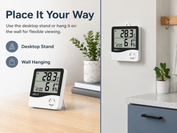 digital indoor thermo-hygrometer