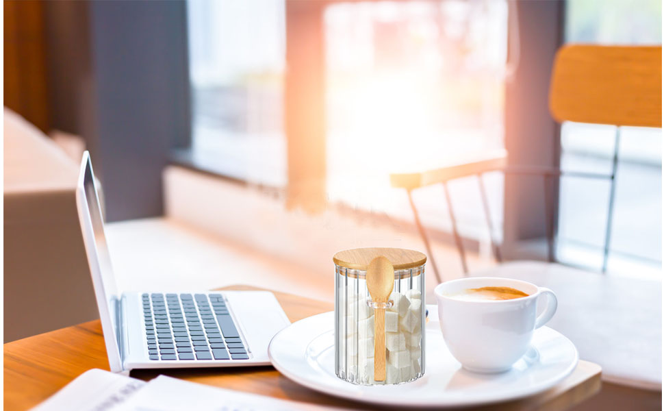 Glass Jar Sugar Container