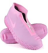 Shiwely Waterproof Shoe Covers, Silicone Reusable Shoe Cover Non-slip Durable Zipper Elastic Rain...