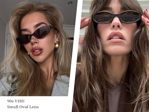 small oval sunglasses