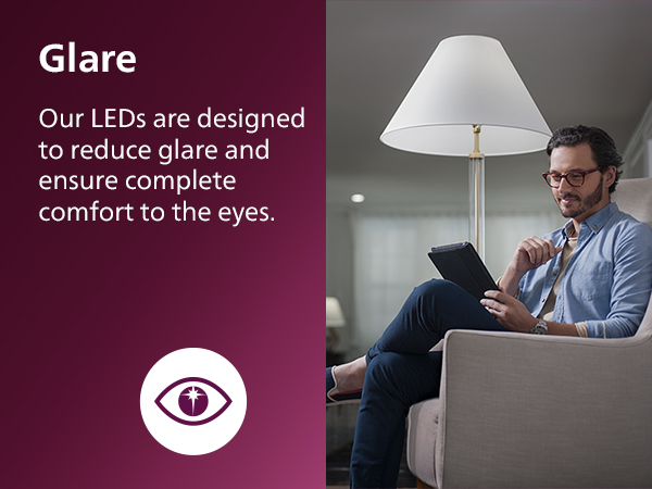Philips; LED; EyeComfort; flicker free; no glare; CRI; 