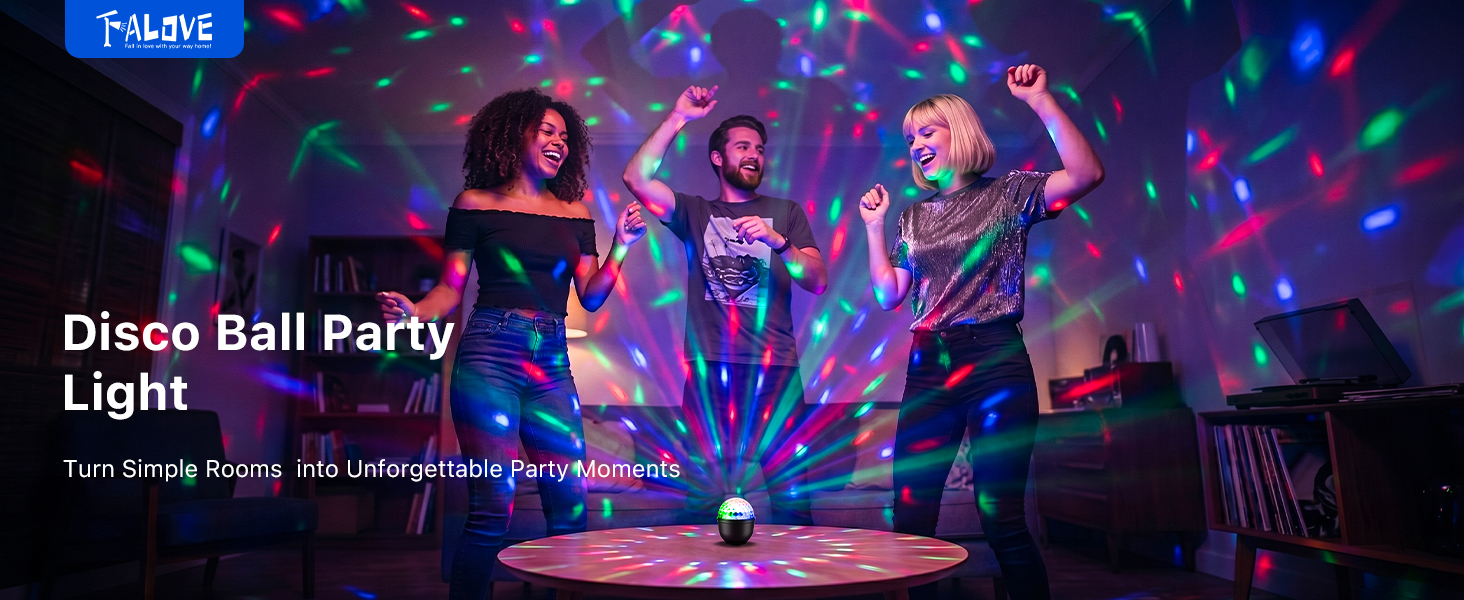Disco Ball Light Turns Rooms into Party
