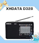 XHDATA D-328 Shortwave AM FM DSP Portable Small Multi Band Radio Stereo MP3 Player with Rechargea...