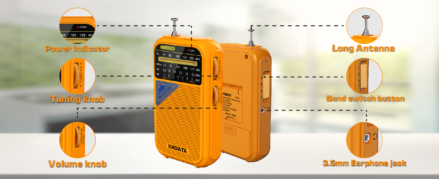 Battery operated radio