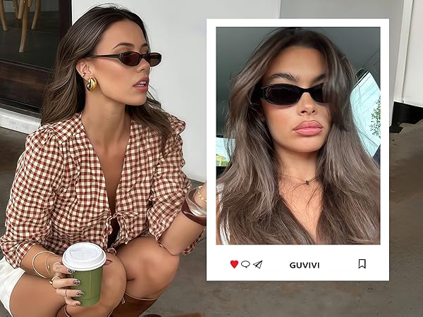 small oval sunglasses