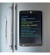 Magnetic Whiteboard for Fridge, 11”×7.3” Dry Erase Board for Refrigerator, Magnet LCD Writing Tab...