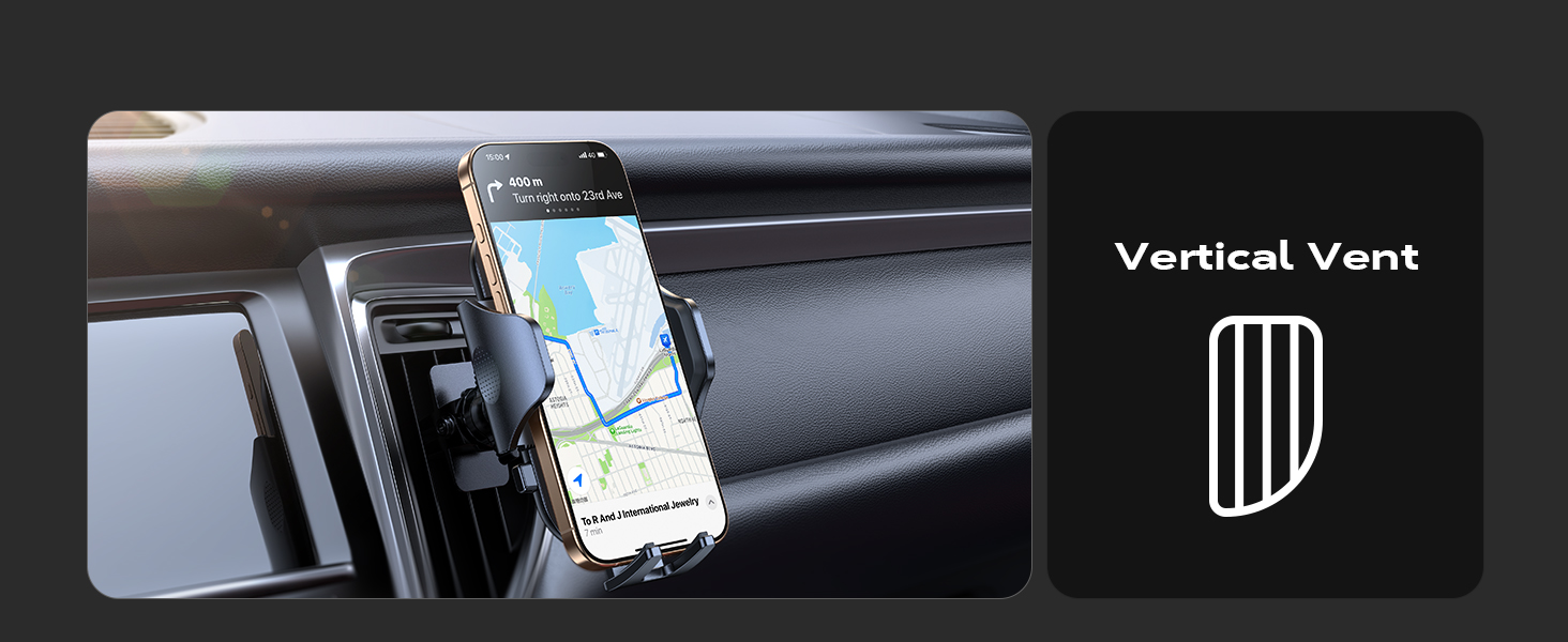 VICSEED vertical vent phone mount for car