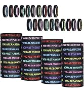 IDREAMBAND Inspirational Wristbands, Colorful Inspirational Rubber Bracelets, Classroom prizes/gi...