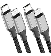 2ft USB C to Lightning Cable 2Pack,[Apple MFi Certified] Power Delivery USB C iPhone Charger Fast...