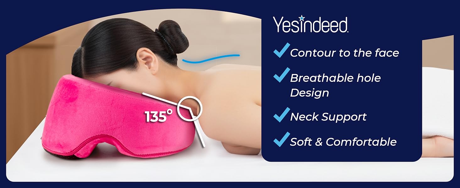 Headrest pillow for massage tools, back massage therapy, facials and beauty treatments Custom style