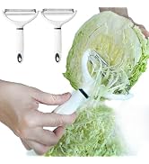 Pneatdez Cabbage Shredder, Peeler, Slicer, Cutter, Grater - Large Vegetable Y Peeler for Cabbage,...