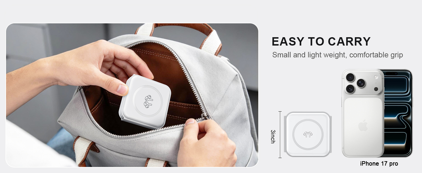 Folds up to 3inch in size and ready to take with you