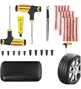 YGDMD 30PCS Car Tire Plug Kit,Essential Car Emergency Flat Tire Repair Kit Contains Drill/Rubber ...