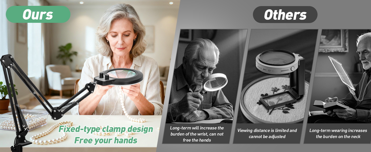 hands free magnifying glass jewelry magnifying glass with light led magnifying lamp soldering