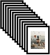 10x14 Picture Frame Set of 12 for 30 x 40 cm Diamond Art Painting, Display 8.5x11 with Mat or 10x...