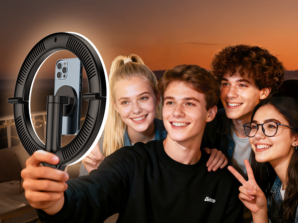 Handheld Selfie Ring Light