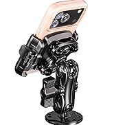 LOKTENWO Anti-Vibration Phone Mount Holder with Vibration Dampener [No Block Camera] [1s Lock &amp; R...