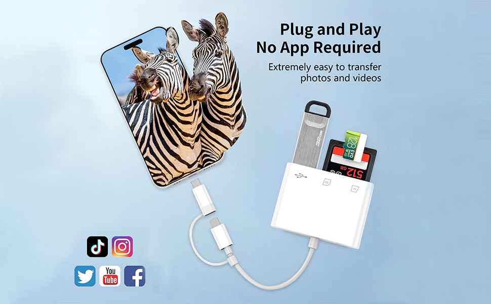 SD Card Reader for iPhone