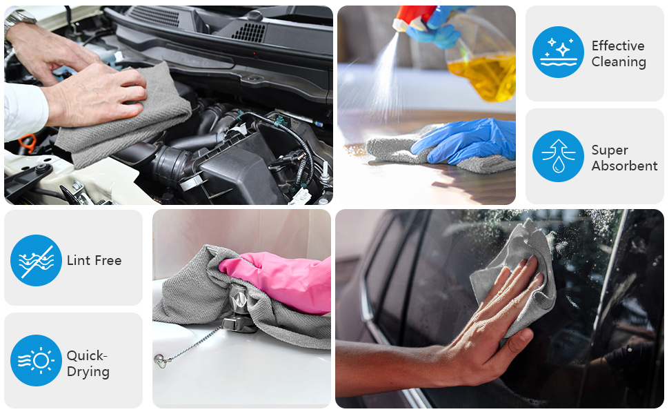 cleaning rags