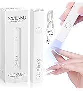 SAVILAND U V Light for Nails: Handheld Gel X Lamp for Gel Nails Flash Cure Lamp for Gel Nails LED...