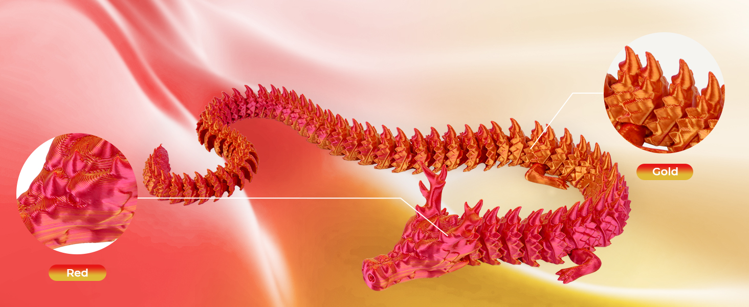 3D Printer Filament Bundle, PLA Filament 1.75mm, Dual Color Filament