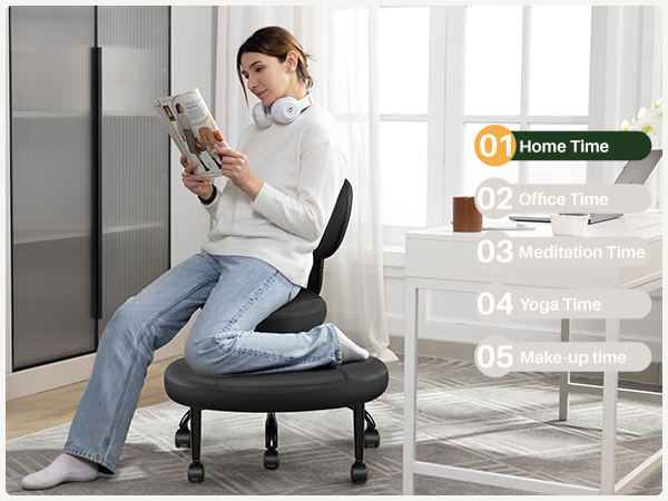 cross legged office chair