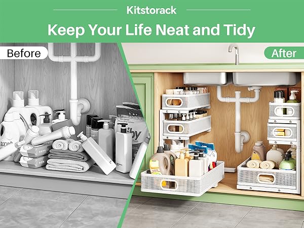 3-Tier Pull Out Under Sink Organizer