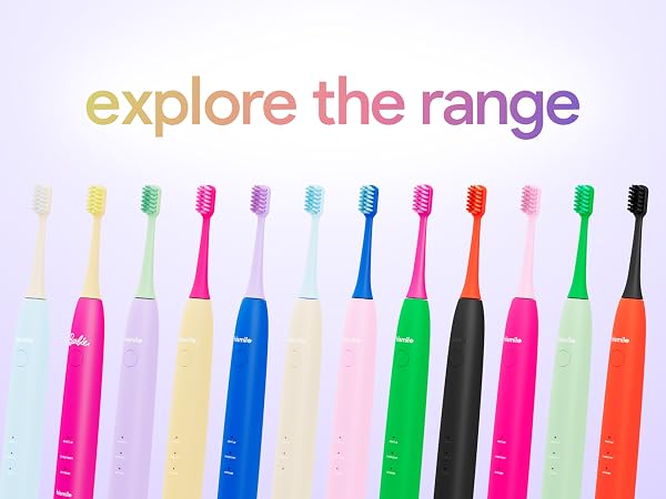 Mix and Match colours on Your Hismile Electric Tooth Brush