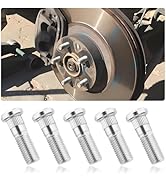5PCS M12x1.50 Wheel Stud 90113S5H005 610-269,Steel Wheel Bolts,Replacement Wheel Lug Stud Kit Com...