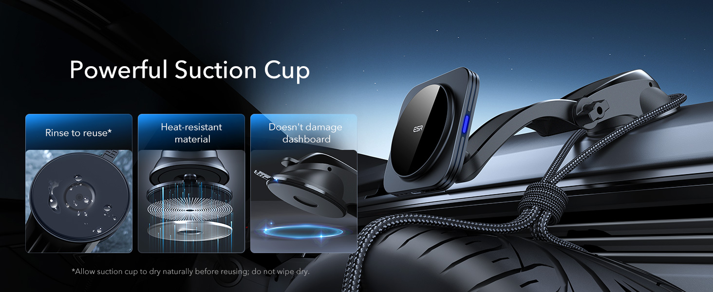 ESR for Qi2 15W MagSafe Car Mount Charger