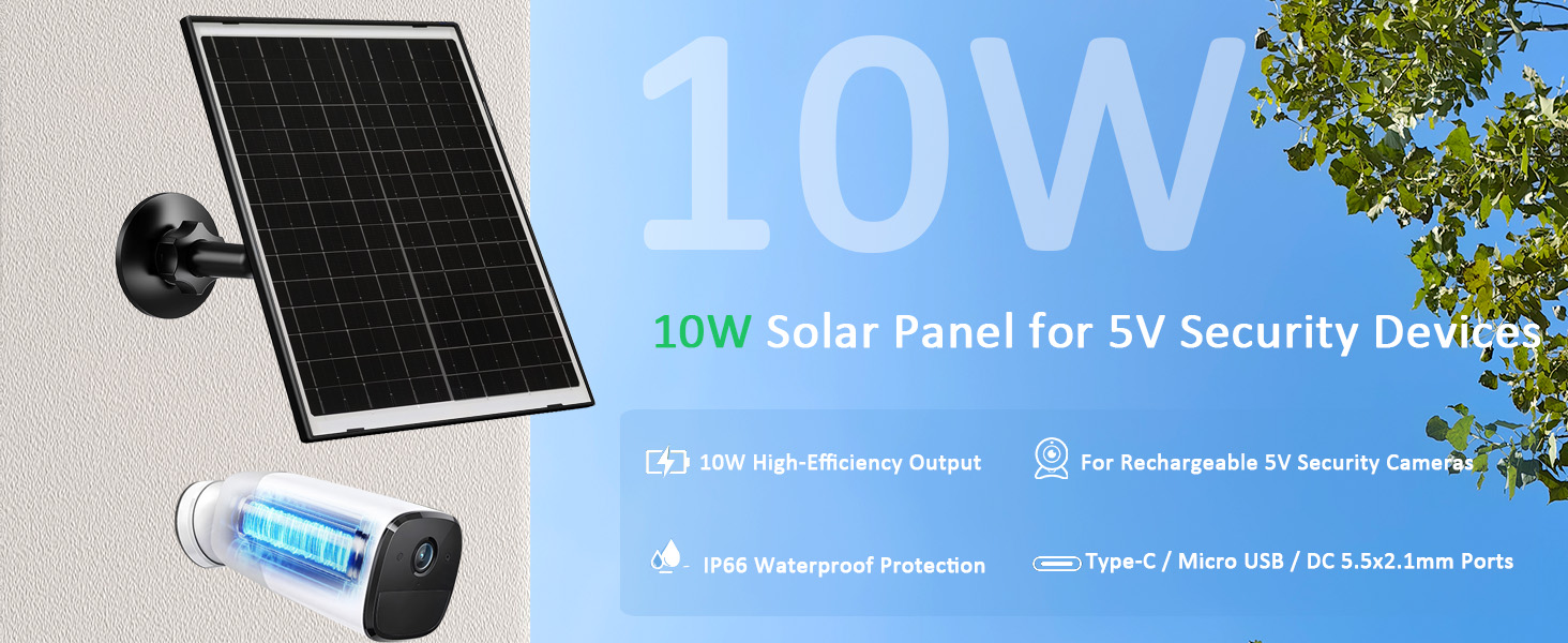 10W SOLAR PANEL