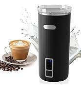 Kndko 6-in-1 Milk Steamer and Frother, Hot &amp; Cold Foam Milk Warmer with Temperature Control, for ...