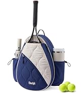 Sucipi Tennis Bag for Women and Men, Water-Resistant and Machine Washable Tennis Racket Backpack,...