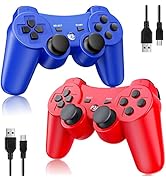 OKHAHA Controller for PS3 Controller Wireless for Sony Playstation 3 Controller, Double Shock 3, ...