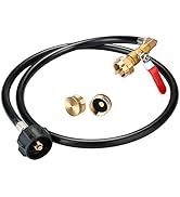 WADEO Propane Refill Adapter Hose, for 1 LB Propane Gas Tank, 48'' Propane Extension Hose, Propan...