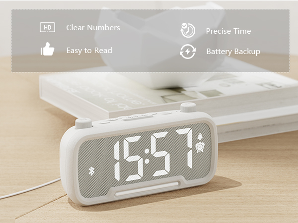 ROCAM alarm clock radio