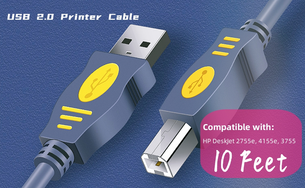 USB 2.0 Printer Cable