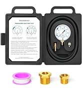 BOGERDACK 0-35" Natural Gas or LP Gas Manifold Pressure Test Kit, 1/8" NPT Fitting, 40" Feet Hose...