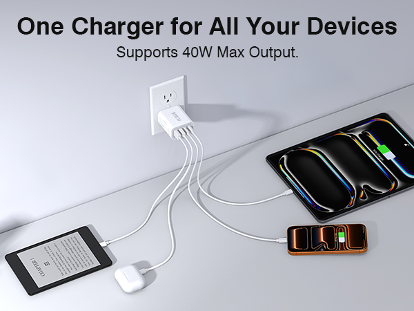 max 40w charger