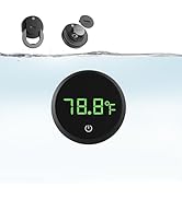 Carefree Fish Aquarium Digital Thermometer Cordless Replaceable Battery Temperature Error ±1?(US ...