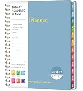 Planner 2026-2027, Academic Weekly and Monthly Calendar Planner, July 2026 - June 2027, Hardcover...