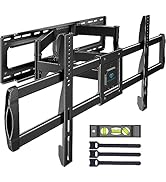 PERLESMITH Full Motion TV Wall Mount for 50”-90” TVs up to 165lbs, TV Mount Bracket with Dual Art...