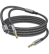 MOSWAG 3.5mm Male to Male Stereo Aux Cord 6.6 Feet/2M with USB C to 3.5mm Audio Aux Jack Cable Co...