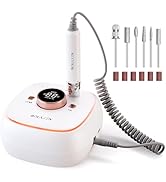 BOLASEN 40000RPM Professional Brushless Nail Drill, 7800mAh Rechargeable Cordless Electric Nail F...