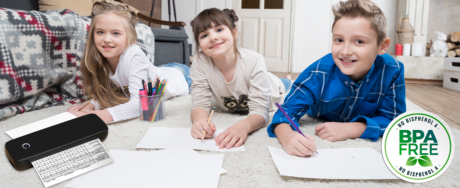 Folded, Continuous US Letter Thermal Printer